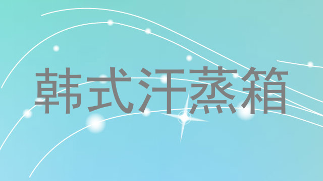 韩式汗蒸箱