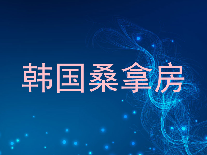 韩国桑拿房