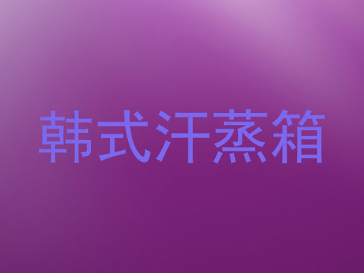 韩式汗蒸箱