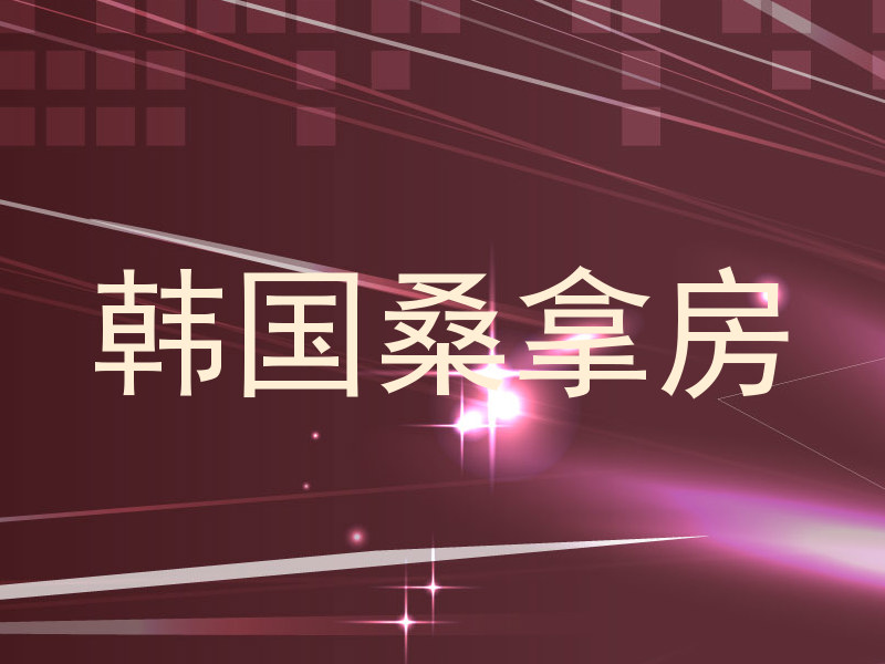 韩国桑拿房