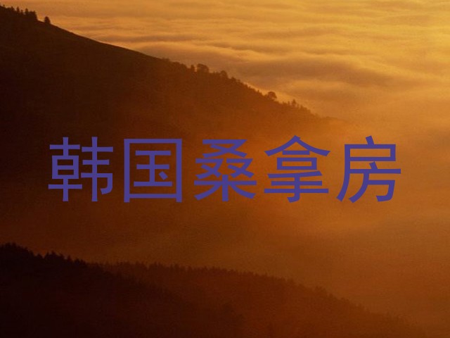 韩国桑拿房