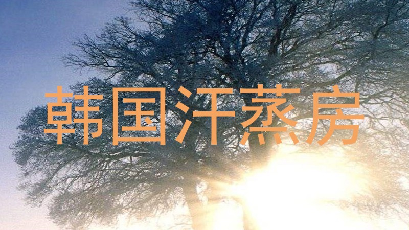 韩国汗蒸房