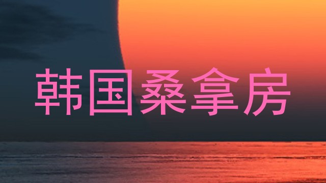 韩国桑拿房