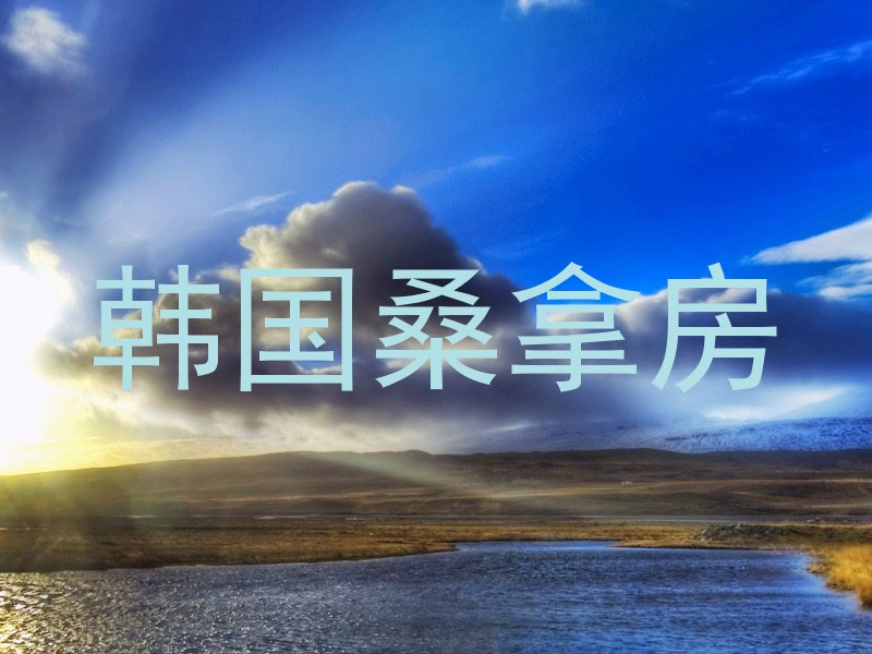 韩国桑拿房