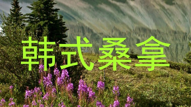 韩式桑拿