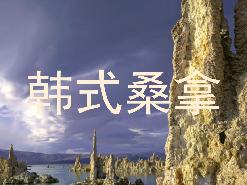 韩式桑拿