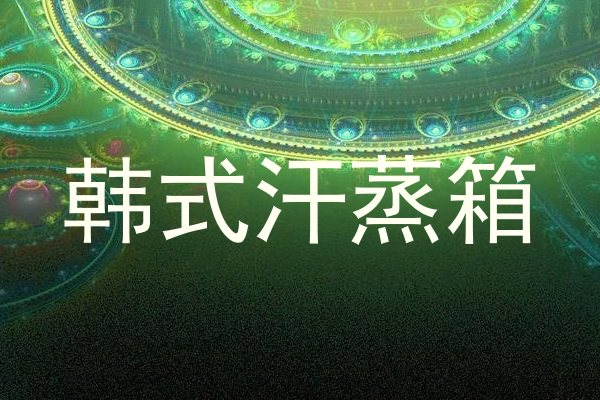 韩式汗蒸箱