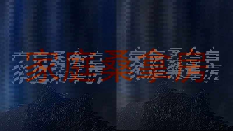 家庭桑拿房