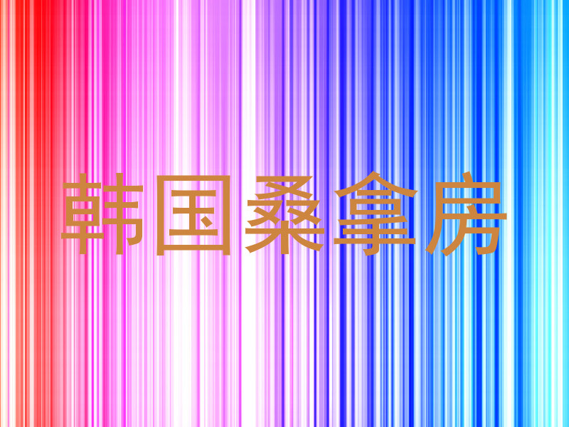 韩国桑拿房