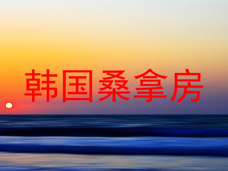 韩国桑拿房