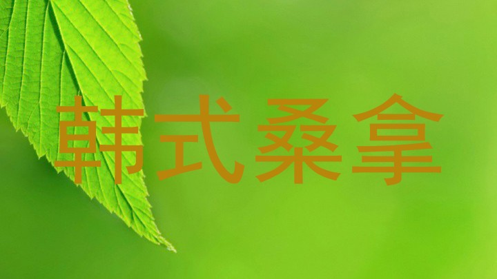 韩式桑拿