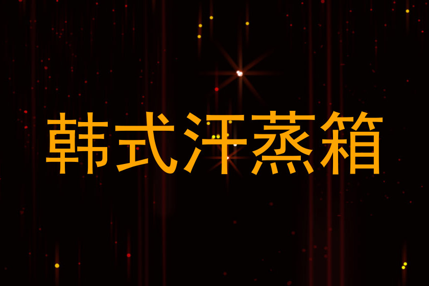韩式汗蒸箱