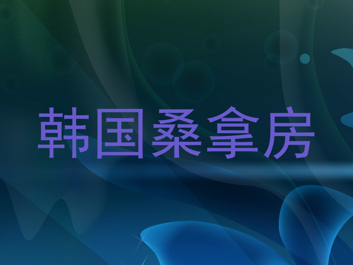 韩国桑拿房