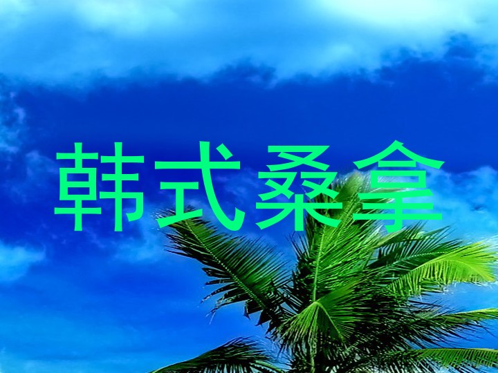 韩式桑拿