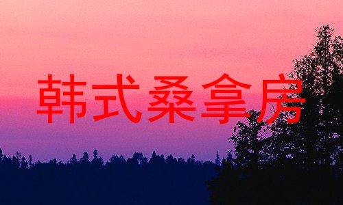 韩式桑拿房