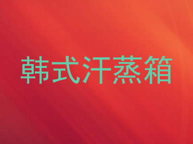韩式汗蒸箱