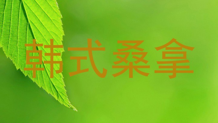 韩式桑拿