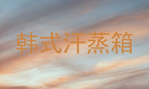 韩式汗蒸箱