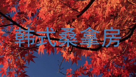 韩式桑拿房