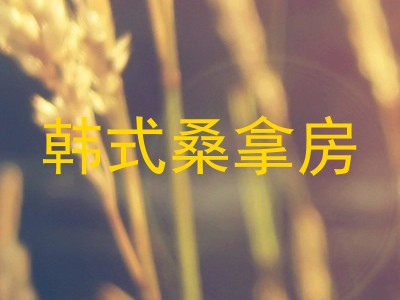 韩式桑拿房