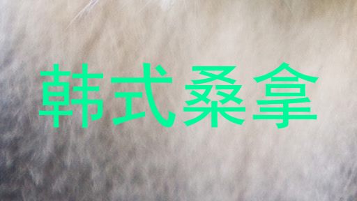 韩式桑拿
