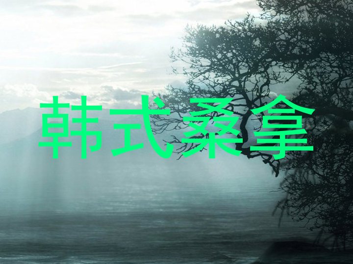 韩式桑拿