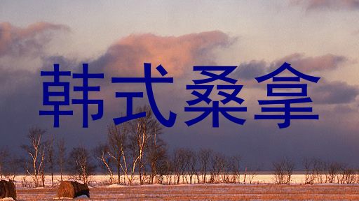 韩式桑拿