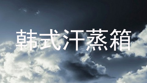 韩式汗蒸箱