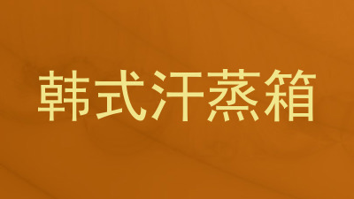 韩式汗蒸箱