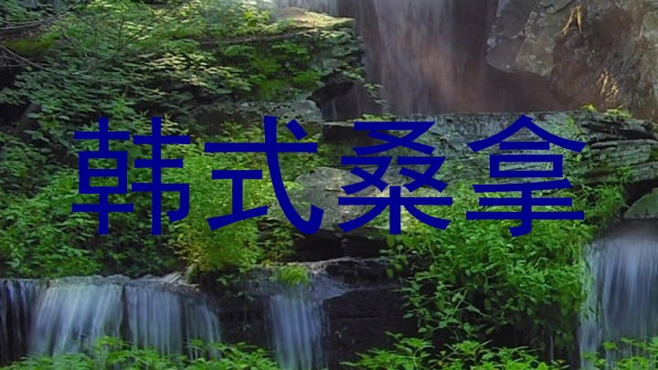 韩式桑拿
