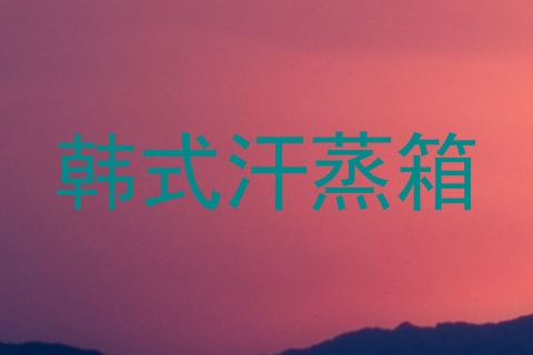 韩式汗蒸箱