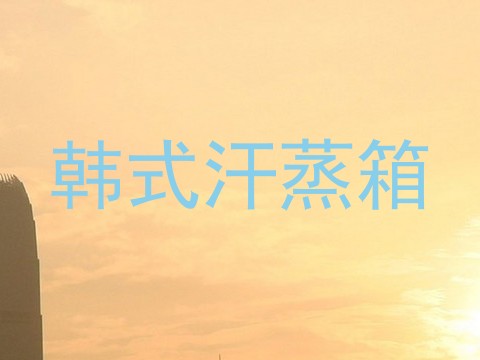 韩式汗蒸箱