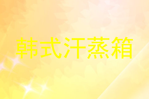 韩式汗蒸箱