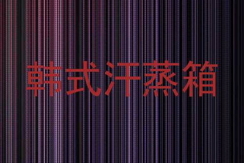 韩式汗蒸箱