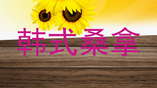韩式桑拿
