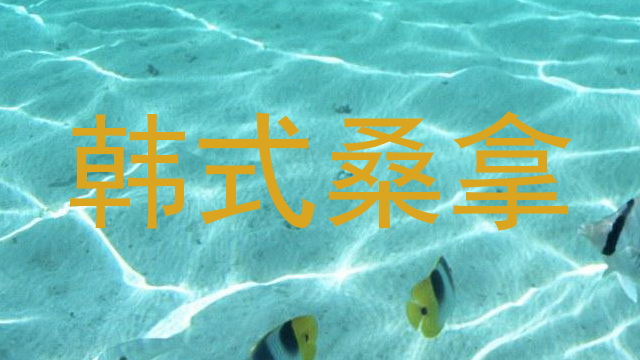 韩式桑拿