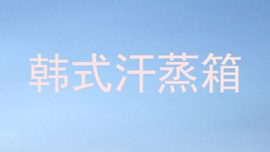 韩式汗蒸箱