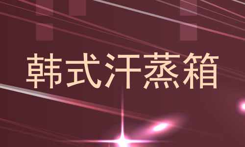 韩式汗蒸箱