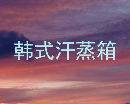 韩式汗蒸箱