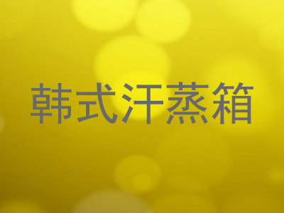 韩式汗蒸箱