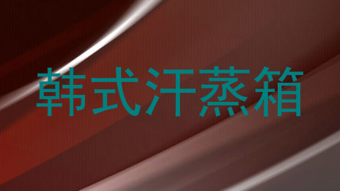 韩式汗蒸箱