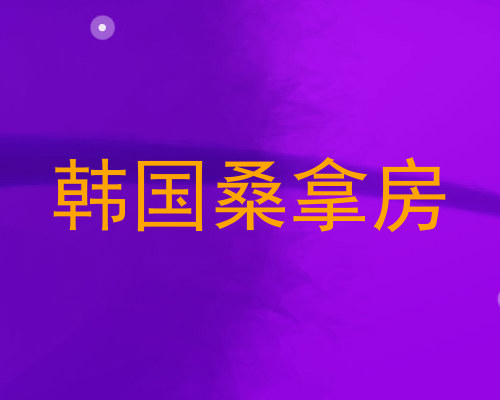 韩国桑拿房
