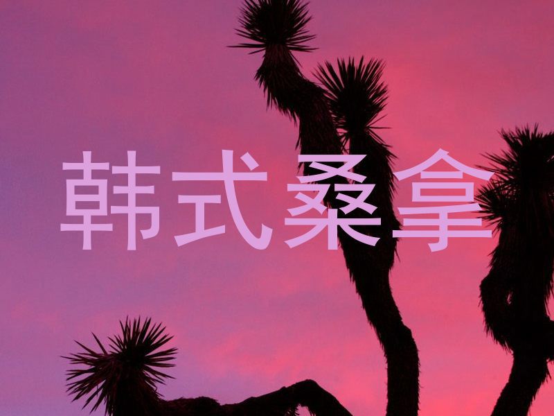 韩式桑拿