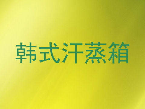 韩式汗蒸箱