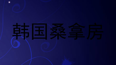 韩国桑拿房