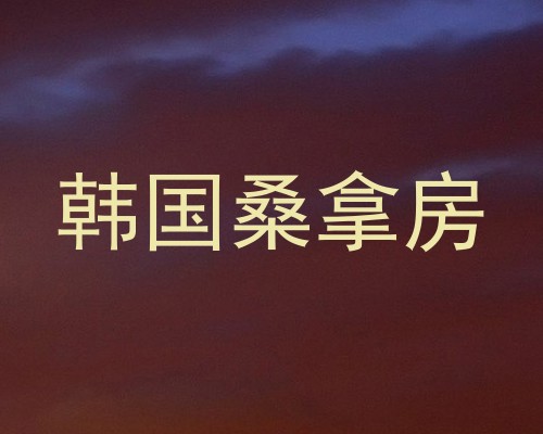 韩国桑拿房