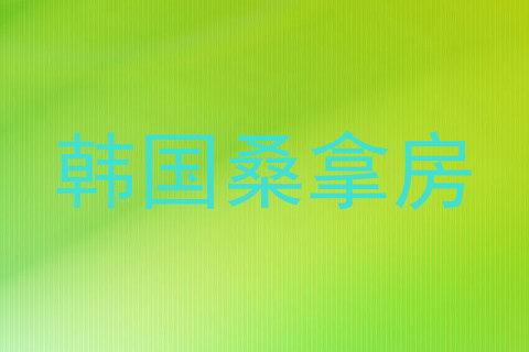 韩国桑拿房