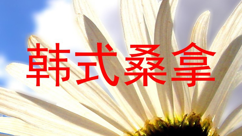韩式桑拿