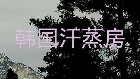 韩国汗蒸房