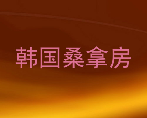 韩国桑拿房